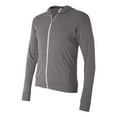 thumbnail image 2 of Bella + Canvas 3939 Unisex Triblend Full-Zip Lightweight Hoodie, 2 of 5