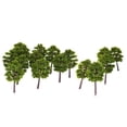 thumbnail image 1 of 6 árboles En Miniatura De Plástico, Tren, Paisaje Ferroviario, 1:250, 40 Uds., Verde 6 piezas Sunnimix  árboles modelo, 1 of 8