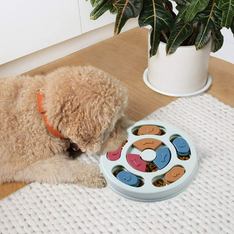Dog Puzzle Feeder Treat Dispenser Interactive IQ Brain Training