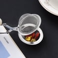thumbnail image 4 of Stainless Steel Mesh Tea Infuser with Handle, Ball Shaped Tea Strainer - Reusable Loose Leaf Tea Filter for Tea, Coffee, Spices, Baking & Seasoning, 4 of 5