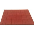 thumbnail image 6 of RevTime Dual-Side Garden Rubber Paver 16"x16" for Patio Paver, Step Stone and Walk Way, Safety Rubber Tile Red (Pack of 6) Flooring Materials, 6 of 7