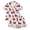 G65 White, variant on Likimi Halloween Pajamas For Women Set Lapel Button Down Hallowmas Cat Print Short Sleeve Pjs Tops With Shorts For Party Comfort Homewear White Size L