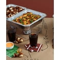 thumbnail image 2 of Sterno Disposable Chafing Dish Buffet, Set of 2 Full-Size Chafing Dishes for Buffet, 4 Sterno Fuel Cans (2.25hr), 4 Food Pans, 2 Water Trays, and Serving Utensils for Parties & Catering, 2 of 6