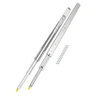 VEVOR 1 Pair Full Extension Drawer Slides 18 20 22 28 30 32 36 38 40 44 48 52 56 60 in, 500 lbs Load Capacity Locking Drawer Slides, Ball Bearing with Lock Side Mount Drawer Slide Rail