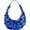 Blue, variant on Glitter Sequin Hobo Evening Shoulder Bag Women Bling Handbag and Purse Sparkly Prom Party Bag