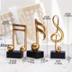 thumbnail image 5 of Estatuilla De Nota Musical, Decoración De Nota Musical Decorativa De Resina, Escultura Musical Estable Para Sala De Estar, Hogar, Dormitorio, Mesa De Oficina Y Escritorio Noticed HA016704-00, 5 of 7