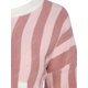 thumbnail image 3 of Más el tamaño de gota de hombro rayas suéter Rosegal Blusas Tallas Grandes, 3 of 5