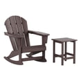 thumbnail image 1 of Paradise Outdoor Patio Rocking Chair with Square Side Table Set, 1 of 9