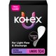 thumbnail image 1 of Kotex protectores diarios planos absorbentes de absorción ligera, 104 unidades, 1 of 7