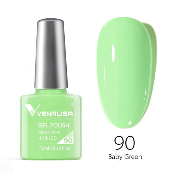 Venalisa-esmalte de Gel para uñas con purpurina reflectante, pigmento de cobertura completa de Color neón, barniz de Gel UV para manicura Tan Jianjun unisex