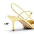 thumbnail image 4 of Dream Pairs Women’s Pointed Toe Pumps Slingback Kitten Heels,, 4 of 7