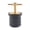C, variant on Leak Proof Nonslip Deck Drain Plug 3/4 Inch Brass Rubber Secure Sealed Marine Hardware For Vessels Secure Water Sealing