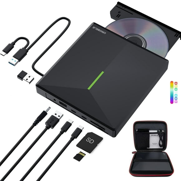 Unidad externa de CD/DVD ORIGBELIE TP888 USB 3.0 para ordenador portátil