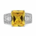 thumbnail image 2 of Sterling Silver Yellow & Clear CZ Ring QR1459, 2 of 11