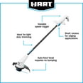 HART 20Volt 10inch String Trimmer/Bazooka Leaf Blower Combo Kit, (1