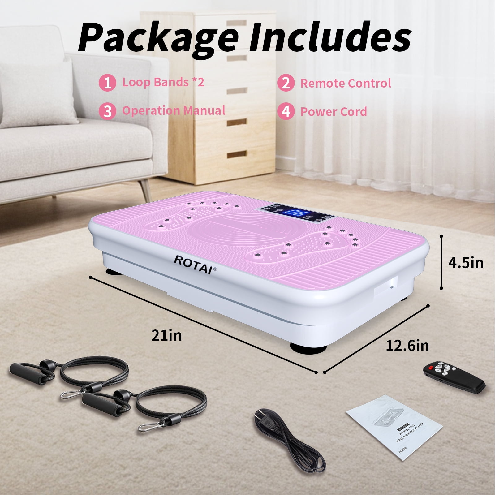 rotai vibration foot massager Rotai Foot and Calf Massager, White, HCK15 Online at Best Price main image 1