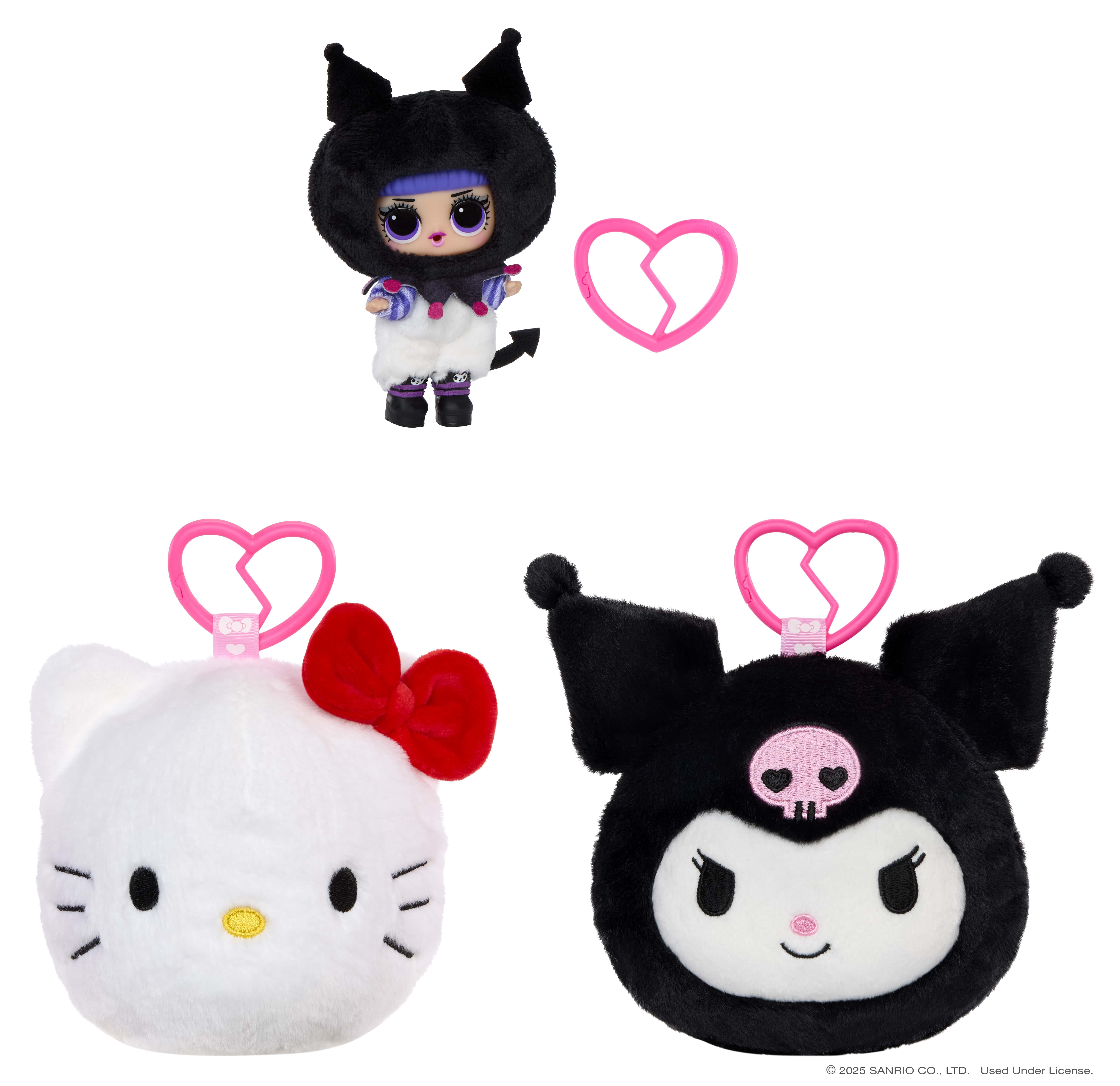 LOL Surprise Loves Hello Kitty and Friends Reversible Blind Plush Collectible Tots Doll