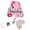Hologram, variant on Personalized Pink Initial Nurse Badge Reel, Custom Name & Image ID Holder with Optional Charm
