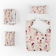 thumbnail image 1 of 3D Mujer Floral Hoja Rosa Funda de edredón Set Ropa de Cama Funda Nórdica Fundas de almohada, 1 of 7