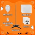 thumbnail image 3 of DAKIMOE Halloween Decorations Outdoor Indoor Halloween Party Decorations Indoor,Spooky Ghost Decor with String Lights,Halloween Ghost Lights for Porches Yards Gardens Lawn 2 Pack, 3 of 10