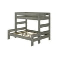 Max & Lily Twin XL Over Queen Bunk Bed, Modern Farmhouse Design, Low