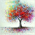 thumbnail image 1 of 5D Diamond Painting Full Round Drill Kits Pegado Artesanía para la decoración de la pared del hogar Árbol colorido 12x12 pulgadas JFHHH pequeña, 1 of 4