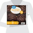Great Value 100 Pure Beef Burgers, 75 Lean/25 Fat, 8 lbs, 32 Count