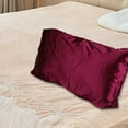 thumbnail image 4 of Soft Pillowcase Double-sided Solid Color Pillow Cover Pillow Case Beauty Silk Cover Pillow Core Cover Ice Silk Bedding 20''x30'', Usupdd 2025 Soft Pillowcase Double-sided Solid Color, 4 of 6