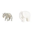 thumbnail image 1 of Figura De Elefante Tallada A Mano En Madera, Ideal Como Recuerdo. Estatua De Animal De Escritorio, Colección De Cerámica, Figura Coleccionable, Almohadillas Antideslizantes Para Estantería,, 1 of 8