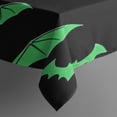 thumbnail image 5 of Black Halloween Bats with Green Square Tablecloth,Waterproof Square Table Cover,Wipeable Spillproof Washable Table Cover for Home Kitchen Party Decor 42"X42"(107x107cm), 5 of 6
