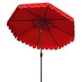 thumbnail image 4 of SAFAVIEH Venice 9' Market Crank Double Top Patio Umbrella, Red, 4 of 6