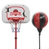 JoyStone 2 in 1 Kids Basketball Hoop and Punching Bag, Adjustable Stand with Boxing Gloves & 2… — $37.98 (42% off)