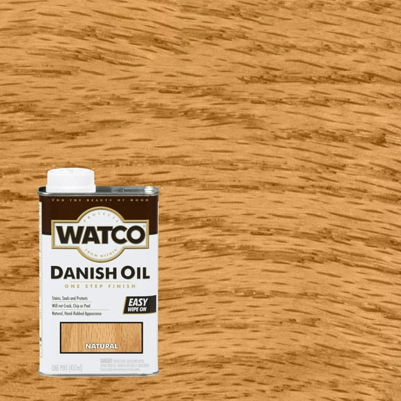 Natural, Watco Danish Oil - 65751, Pint