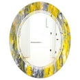 thumbnail image 2 of Designart 31.5" x 23.7" Yellow Modern Wall Mirror, 2 of 3