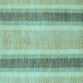 thumbnail image 1 of Ahgly Company Indoor Square Abstract Light Blue Modern Area Rugs, 3' Square, 1 of 4
