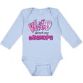 thumbnail image 3 of Inktastic Wild About Grandpa Girls Long Sleeve Baby Bodysuit, 3 of 5