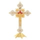 thumbnail image 4 of Estatuilla de crucifijo Crucifijo de pie Cruces santas católicas Crucifijo con soporte Crucifijo de Jesús para decoración del hogar Altar ,, 4 of 8