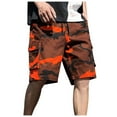 thumbnail image 2 of Men's Camo Shorts Summer Outdoors Casual Camouflage Overalls Plus Size Big and Tall Sport Shorts Pants, 2 of 7