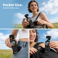 thumbnail image 5 of 4K Vlogging Camera, Pocket Gimbal Camera with 330° Rotation, 1.72" Touch Screen, Face Tracking, 2400mAh Ultra-Long Battery Life,64G Card Travel Digital Video Camera for YouTube TikTok Creators Black, 5 of 12