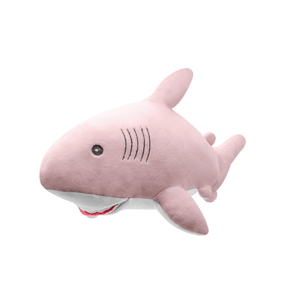 Peluche De Tiburón Shark Rosa Importadora La Merced Importadora La Merced Tela Ultra Suave Hipoalergénica