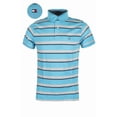 thumbnail image 2 of Tommy Hilfiger Men's Short Sleeve Striped Custom Fit Polo Shirt Grey Red XL, 2 of 18