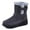 Grey, variant on Aihuaihua Womens Winter Snow Boots with Warm Lining Comfortable Booties Non Waterproof Velcro Closure Outdoor Ankle Boots Shoes