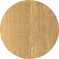 thumbnail image 1 of Ahgly Company Indoor Round Oriental Brown Industrial Area Rugs, 8' Round, 1 of 4