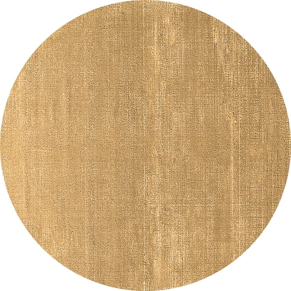 Ahgly Company Indoor Round Oriental Brown Industrial Area Rugs, 8' Round