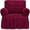 Burgundy, variant on Armchair Covers 1 Piece Easy Fitted Sofa Couch Cover Universal High Stretchable Durable Furniture Protector with Skirt Country Style