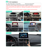 9 Android 14 Car Radio for Buick Encore Opel Mokka MK1 J13 2012-2016, 2+32GB Stereo Wireless CarPlay Android Auto GPS Navi Wi-Fi Bluetooth SWC DSP FM RDS