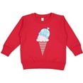 thumbnail image 2 of Inktastic Valentine's Day Ice Cream Cone Toddler Sweatshirt, 2 of 4