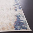 thumbnail image 3 of SAFAVIEH Phoenix Lynna Abstract Area Rug, Ivory/Blue Rust, 8' x 10', 3 of 11