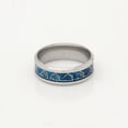 thumbnail image 5 of Dolphins Stainless Steel Comfort Fit Wedding Band Ring for Men Women Ginger Lyne Collection, 5 of 6