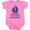 thumbnail image 3 of Inktastic Captain Adorable, Sail Boat, Sailing - Red Blue Boys Baby Bodysuit, 3 of 5